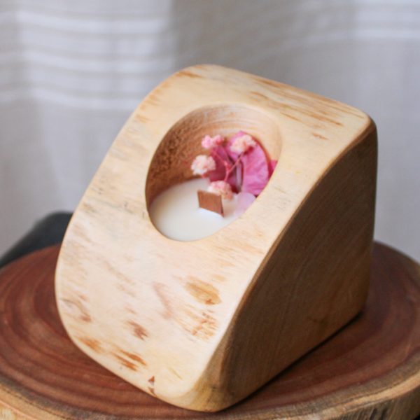 Bougie en bois Rêve d'amande