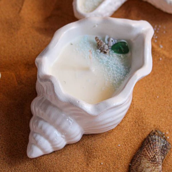 Bougie coquillage petit modèle