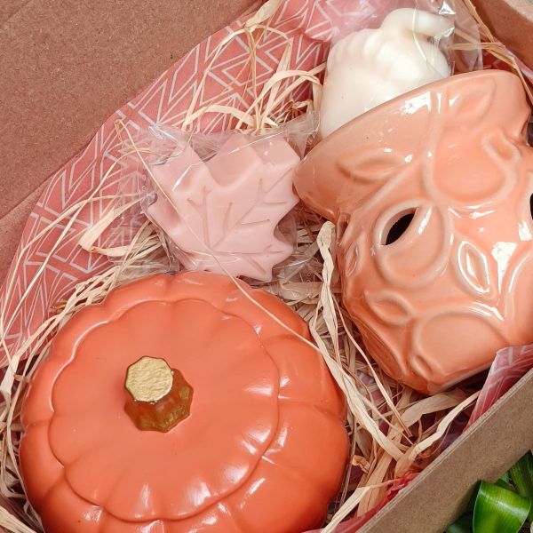 Coffret automnal bougie et fondants